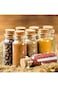 Cork Stoppers for Wine Bottles, 30 Pieces, 6 Sizes, Wooden Tapered Plugs for Crafts and Glass Bottl