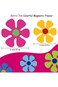 TERRIFI Car Magnet Decorations Magnetic Flower Decals Fridge Magnets 60s Multi-Color Flower Cutout