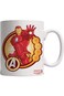 Giftmate Marvel Iron Man White Ceramic Tea and Coffee Mug 320 ml   Coffee Mug   Marvel Mug   Iron M
