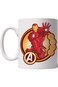 Giftmate Marvel Iron Man White Ceramic Tea and Coffee Mug 320 ml   Coffee Mug   Marvel Mug   Iron M