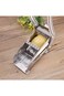 French Fry Cutter Foodservice 42306 Commercial Grade Stainless Steel Potato Slicer with Suction Fee