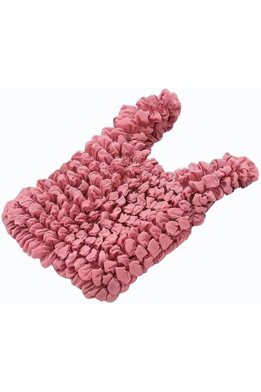 Magic stretch bag, wrinkled bubble bag, multifunctional large capacity elastic shopping bag, other