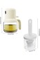 ALMEKAQUZ Oil Sprayer for Food Oil, Oil Spray Bottle, Oil Spray Bottle and Silicone Oil Bottle Brus