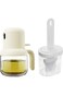 ALMEKAQUZ Oil Sprayer for Food Oil, Oil Spray Bottle, Oil Spray Bottle and Silicone Oil Bottle Brus