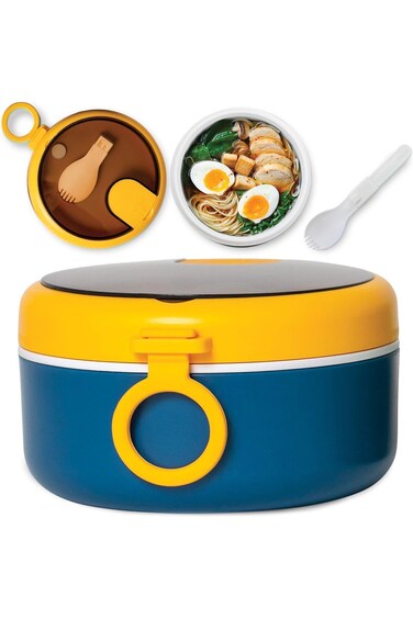Azonee Ramen Bowl Set, Microwave-Safe Ramen Pot Soup Bowl, Can Hold and Eat Noodles &bull; Comes with A