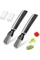 Oasisgalore 2PCS Onion Shredder, Green Onion Knife Stainless Steel Vegetable Cutter Scallion Cutter