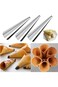 Azonee Conical Cream Horn Molds, 20pcs Non-Stick Cream Horn Cones Tubes, 2 Sizes Stainless Steel Ca