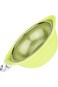 Alsanidi Stainless Steel Rice Strainer Fruit Vegetable Rice Strainer Green 20cm 6932230601655