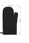 DELFINO Oven Mitts Professional Heat Kitchen Resistance Oven Soft Cotton Gloves for Grilling Cookin