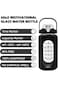 VANANAILS Glass Water Bottle with Straw and Handle Lid, 64oz Glass Water Bottle with Silicone Sleev