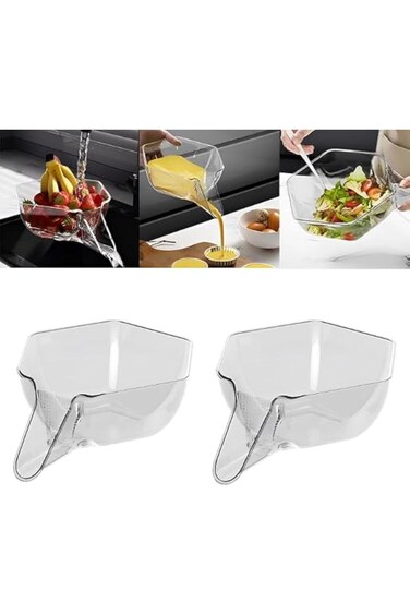 سلة تصريف متعددة الوظائف من NALACAL، قمع سلة تصريف، سلة مصفاة تصريف حوض المطبخ D