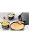 4 Inch Black Non-stick Circular Carbon Steel Baking Tray Springform Cake Pan with Clasp