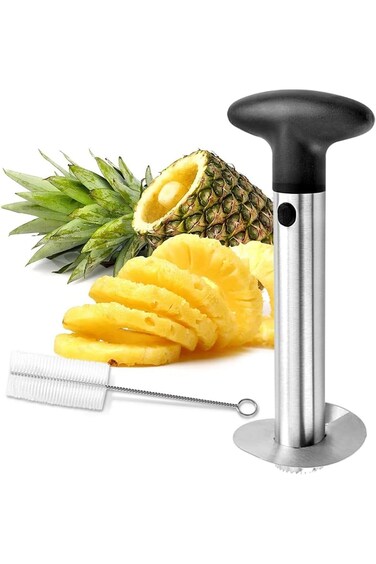 SWIUKPHE Pineapple Corer, [Upgraded, Reinforced, Thicker Blade] Premium Pineapple Corer Remover