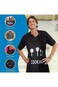CW Kitchen Apron, couple cooking apron, pocket black kitchen apron, waterproof adjustable chef's ki