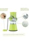 Cheese Grater Manual Rotary Vegetable Slicer Fruit Chopper Roller Grater with 3 Stainless Steel Rot