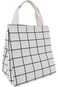 Lunch Bag Insulated Lunch Box for Women Men,Reusable Adult Lunch Tote Bags for Work or Travel (Whit