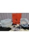 wda Orange Fresh Glass Food Storage Containers, Set of 3 Rectangular