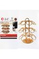 D LC Coffee Capsules Stand   Spins 360-Degrees   Holds 27 Pcs Coffee Capsules   Modern Chrome Desig