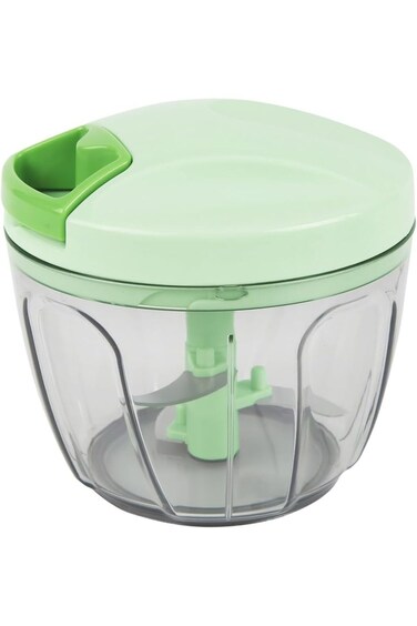 قطاعة الخضار والفواكه من السنيدي، قطاعة خضار يدوية، خضراء، 12.5×12 سم