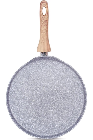 BRITISH CHEF Marble Coated Pizza Pan Black, 28CM BC127