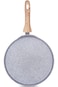 BRITISH CHEF Marble Coated Pizza Pan Black, 28CM BC127