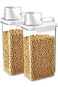 Durku 2 Piece Cereal Containers Storage, Airtight Large Dry Food Storage Containers with Pouring Sp