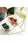 Snack Serving Tray with Lid and Removable Dish Bowls Serving Platter,Candy and Nut Serving Containe