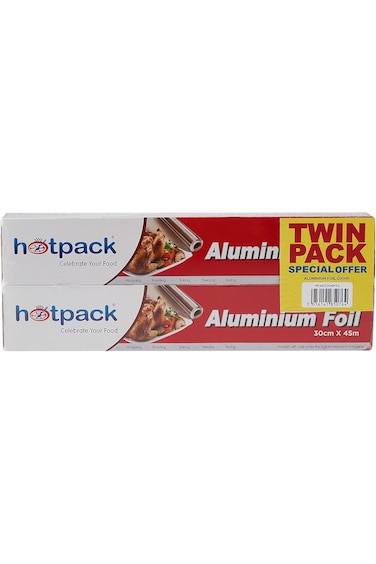 Hotpack Aluminium Foil 200, Twin Pack AF200HP