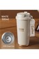 Stylish and Modern Coffee Mug Thermos Cup, 17 Oz Stainless Steel with A Rope Handle, Ideal for Hot