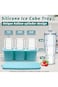 Erweicet Ice Cube Tray for Stanley Cup tumbler, Silicone Ice Tray Water Bottle Ice Cube Tray with L