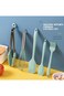 TERRIFI Heat Resistant Silicone Cooking Utensils Set, 5 Pcs Nonstick Spatula Set for Baking and Mix