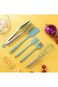 TERRIFI Heat Resistant Silicone Cooking Utensils Set, 5 Pcs Nonstick Spatula Set for Baking and Mix