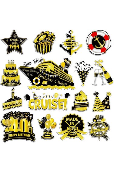 16 قطعة من مغناطيسات أبواب السفن السياحية لعيد الميلاد الأربعين، ديكورات أبواب السفن السياحية العاكسة لعيد الميلاد عام 1964