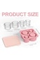 KOWVOWZ Ice Cube Tray for Stanley Cup Silicone Ice Cube Bottle With Lid for 30/40 oz Cup Ice Cube M