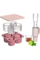KOWVOWZ Ice Cube Tray for Stanley Cup Silicone Ice Cube Bottle With Lid for 30/40 oz Cup Ice Cube M