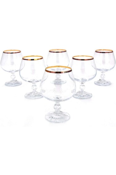 بوهيميا 250 مل براندي مطلي بالذهب كلوديا