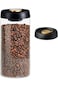JWWYJ Borosilicate Glass Kitchen Storage Jars, Coffee Canisters with Airtight Lid Seal, Food Storag