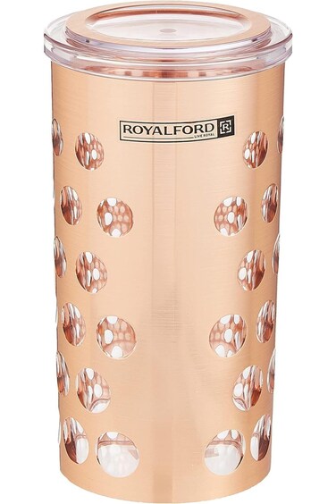 Royalford Rose Gold Canister 1L