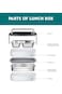 bpa Stainless Steel Lunch Box for Adults &amp; Kids with Insulated Lunch Bag, Insulated Bento Lunch Box
