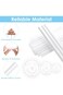 2 Pack Cake Dowel Rods Set, with 6 Pcs Cake Boards, 18 Pieces Cake Dowels for Tiered Cakes, Plastic