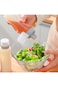 SYOSI 8-Pack Condiment Squeeze Bottles, 5-Nozzle, Transparent, Reusable, 12 oz, Polypropylene, Kitc
