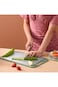 Double Sided Kitchen Cutting Board, 304 Stainless Steel Cutting Board for Kitchen Meat Vegetable Fr