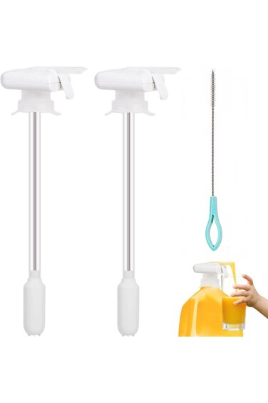 TERRIFI Automatic Drink Dispenser, Hands-Free Beverage Juice Water Dispenser for Fridge, Easy Elect