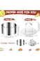 KASTWAVE Mousse Cake Mold Mousse Rings 304 Food Grade Stainless Steel Cake Circle Cake Mold with Pu
