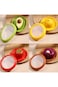 KOWVOWZ 4-Pack Silicone Onion-Shaped Fruit &amp; Vegetable Storage Containers, Reusable, Fresh Preserva