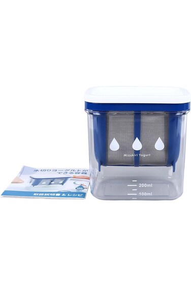 صانعة الزبادي اليوناني من تووي، مصفاة صانعة حليب الجوز والزبادي، مصفاة شبكية دقيقة من الفولاذ المقاوم للصدأ، متعددة الاستخدامات