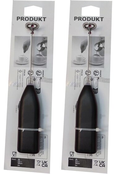 Ikea Milk Frother 303.011.67, Black by IKEA, Pack of 2
