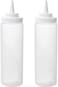 Plastic Squeeze Bottle, 330 ml, Transparent