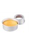 5 Pcs 2 inch Small Round Cake Mold With Loose Base, Non-Stick Round Aluminum Cake Mold, Deep Cake M