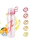 MAKINGTEC Water Bottle, 650 ml Scent Flavored Water Bottles with 5 Flavour Pods, BPA Free Drinking